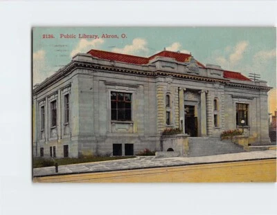 Postal Biblioteca Pública Akron Ohio EE. UU. Foto 1 de 2