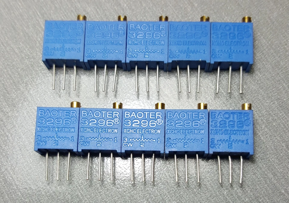 3296W-1-504LF 3296W 3296 500K OHM Trimpot Trimmer Potentiometer Pack of 10 - image 1 of 1