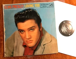 Elvis Presley RCA LPM-1515 Loving You LP original hollywood 2S HA MONO 1957 rare - Imagen 1 de 7