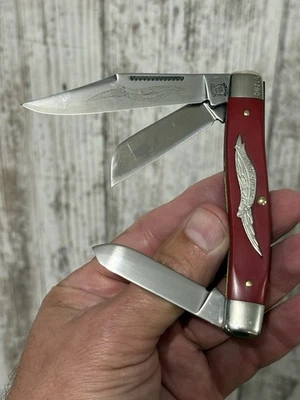 Bela faca de bolso SCHRADE WALDEN SW-CUT feita nos EUA - Imagem 1 de 4