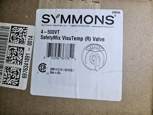 Symmons 4-500VT Safetymix Visu-Temp Misuratore Temp Doccia Termometro Valvola e Trim - Foto 1 di 7