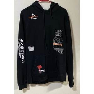 Rue 21 Women's Black Graphic Hoodie Size Large - Picture 1 of 3