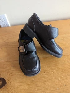 Kenneth Cole Reaction Leather Toddler 9 Black Dress Shoes - Picture 1 of 8