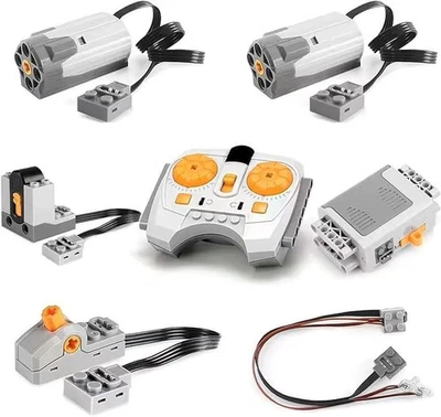 7PCS Motor controller remote control battery box switch wire lamp wire For Lego - Image 1 of 4