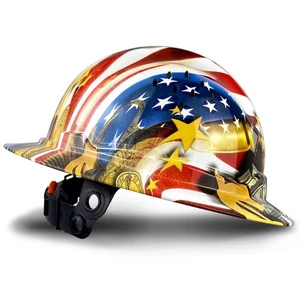 SBD-G1C Construction Full Brim Safety Helmet HDPE Hard Hat Vented Hardhats Su... - Foto 1 di 7