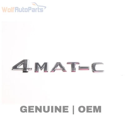 2004-2011 MERCEDES-BENZ ML500 - Emblema/emblema escotilha de porta-malas (4Matic) 1248176215 - Imagem 1 de 3