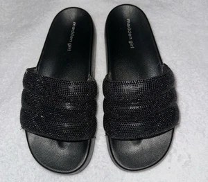 Madden Mädchen schwarze Ettie Pantolette Sandale Größe 10 - Bild 1 von 7