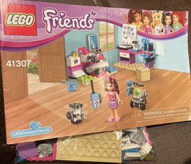 RETIRED Lego Friends Olivia's Creative Lab #41307-Complete Set