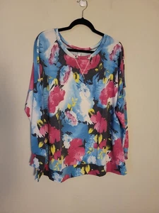 Dear Scarlett Long Sleeve Weekender Boxy Style Top Sz 2X - Picture 1 of 8