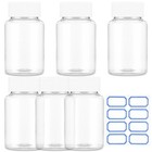Sibba Clear Pill Bottle 6 Pcs Empty Medicine Organizers 30ML Jar 30ml, 