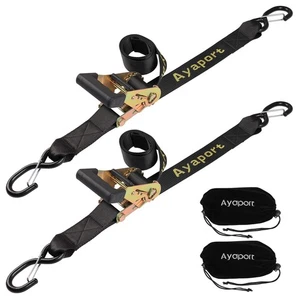 Boat Trailer Transom Tie Down Straps for Boat Jet ski Kayak Canoe 4 Feet 1.6 ... - Picture 1 of 7