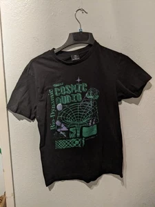 Cosmic Audio Graphic T-Shirt schwarz Größe Small Bio-Dynamic Alien San Francisco - Bild 1 von 5