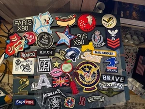 40 MIXED IRON on and SEW on patches. Huge patch USA Different Kind. #1 - Picture 1 of 9
