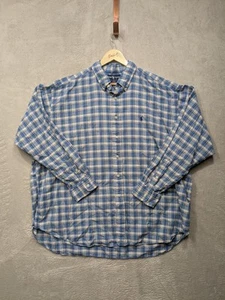Ralph Lauren Blake Hemd Herren XXL blau weiß kariert Baumwolle Button Down Preppy - Bild 1 von 8