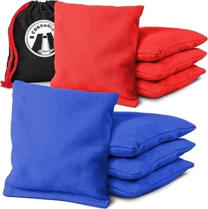GoSports Official Regulation Cornhole Bean Bags Set (8 All Weather Bags) - Ameri - Picture 1 of 6