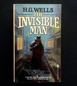 H.G. Wells - The Invisible Man - Tor Paperback - 1992 Vintage Scifi Books - Picture 1 of 3