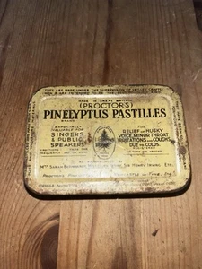 Pinelyptus Pastilles Vintage Tin - Picture 1 of 3