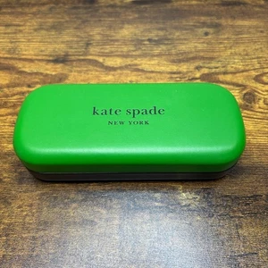 Kate Spade Brillen Sonnenbrillenetui grün schwarz mit Putztuch - Bild 1 von 5