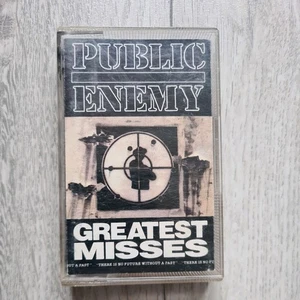 Public Enemy Greatest Misses Cassette Tape 1992 Sony Music BLACK TAPE! - Picture 1 of 6