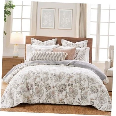  - Conjunto de Colcha Ophelia - Colcha King e Duas Colchas King - Blush King/Cal King - Imagem 1 de 4