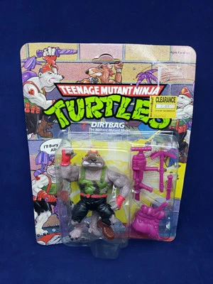 Dirtbag Teenage Mutant Ninja Turtles TMNT 1991 Playmates Toy Action Figure  - Image 1 of 4