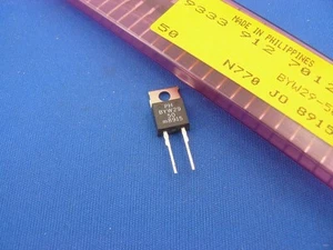 20 x BYW29-50 PHILIPS DIODE BYW29 8A 50V 25NS TO-220AC NEW - Picture 1 of 1