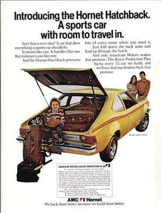 1973 AMC HORNET HATCHBACK  ~  ORIGINAL PRINT AD - Picture 1 of 1