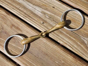 HS Sprenger 20mm Aurigan Loose Ring English Dressage Snaffle Bit – 5.75" 5-3/4" - Picture 1 of 7