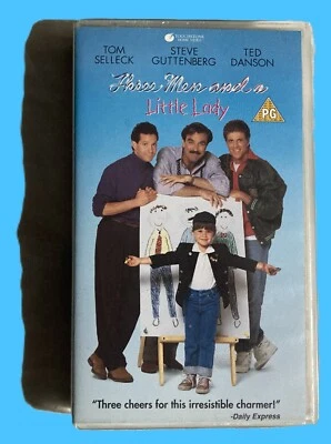 Three Men And A Little Lady VHS Video Movie 1991 Comedy Tom Selleck Ted Danson Foto 1 de 3