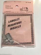 Taxi cab 1930 onward E7 UNPAINTED N Gauge Scale Langley Models Kit 1/148 Metal