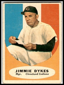 1961 Topps #222 Jimmie Dykes