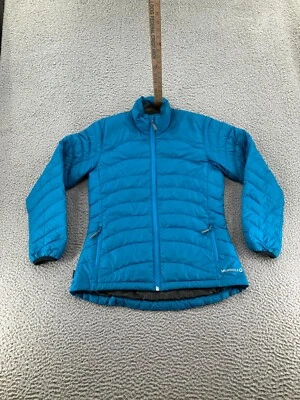 Merrell Puffer Jacket Womens XS Blue Goose Down 550 Outdoors Hiking Insulated - Image 1 of 4