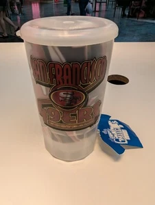 VTG NWT 1996 San Francisco 49ers Mens Shirt XL & Beer Mug Tees Competitive Retro - Picture 1 of 7
