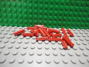 Lego 20 Red technic axle notched 2L or 5/8 inch length - Picture 1 of 1