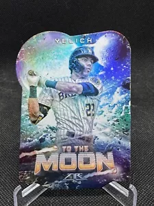 Christian Yelich 2022 Topps Fire To the Moon #TTM-23 Milwaukee Brewers - Picture 1 of 3