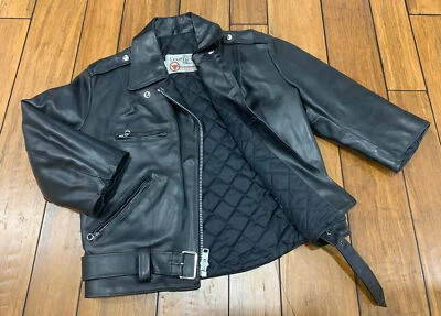 Vintage Sears The Leather Shop Shorter Sleeve Motorcycle Jacket Ladies Size 12 - Image 1 of 4