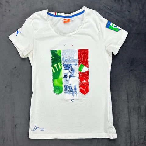 Puma Shirt Womens Medium National Soccer Team Futbol Cotton Short Sleeve Ladies Cover