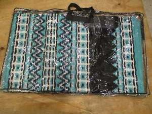 Western Show Horse Saddle Blanket New Zealand Design Handmade Wool Saddle Blanke - Picture 1 of 1