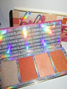 BH Cosmetics Sunset Glow Island Fling Highlighter Palette Full Sz. New Boxed - Picture 1 of 5