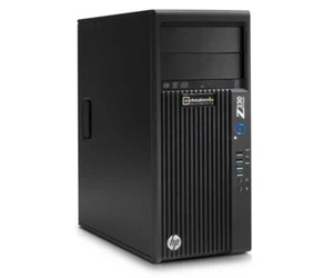 HP Z230 Workstation PC Intel Xeon E3-1280v3 500GB SSD Quadro K2200 Win10 Pro - Bild 1 von 6
