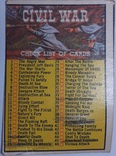 A&BC Chewing Gum - CIVIL WAR NEWS - Card 88 (Check List)