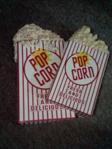 Popcorn Fresh And Delicious 3D Galvanized Steel Sign Man Intercontinental Art - Picture 1 of 6