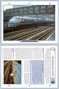 New Shinkansen Trains - Modern Age - Legendary Trains Maxi Card - Picture 1 of 1