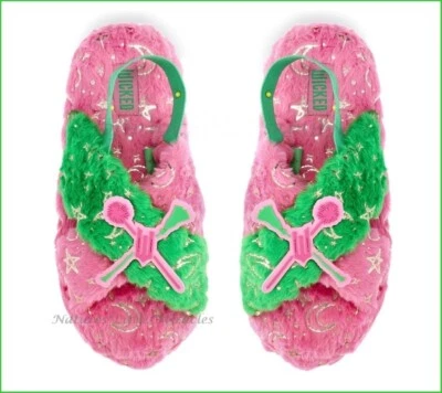 Pijama Wicked Slippers Mujer Talla 7 8 9 10 11 12 Rosa Verde Glinda Elphaba Nuevo con Etiquetas Foto 1 de 4