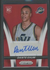 2014-15 Dante Exum 069/199 Auto Panini Prizm Red Autographs Rookie RC #6