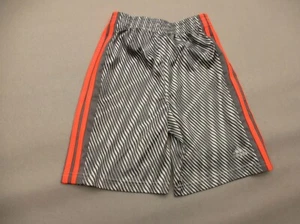 ADIDAS Size 7 Boys Gray Light Weight Stretch Waist Athletic Running Shorts 249 - Picture 1 of 6