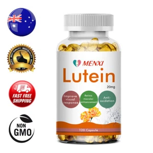 Lutein and Zeaxanthin 20mg | 120 Softgels | Eye Health Vitamins | Non-GMO - Picture 1 of 12