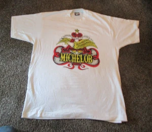 MICHELOB BEER - Vintage T-Shirt-NEVER WORN!!-XL-1990's - Picture 1 of 3