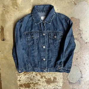 Vintage Kids Armani Jeans Jacket Size 4 Denim Trucker 90s Made In Italy Designer - Picture 1 of 10