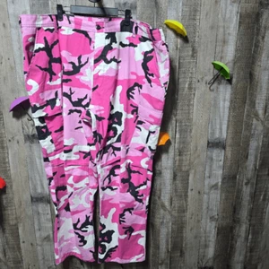 Rothco Pink Camo Utility Army Cargo Pants Plus Size - Picture 1 of 5